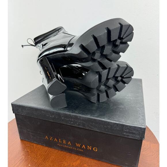 AZALEA WANG Rainy Platform Bootie in Black Size 8.5 - Picture 8 of 8